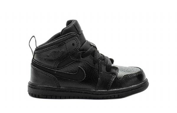 Nike Air Jordan 1 Mid Tops Td Kengät Lapsille Musta