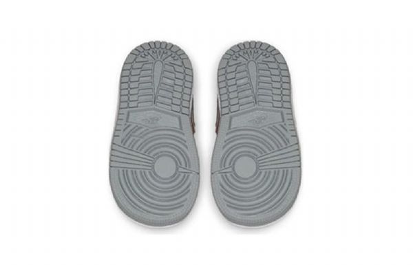 Nike Air Jordan 1 Mid Tops Td Kengät Lapsille Musta Harmaa