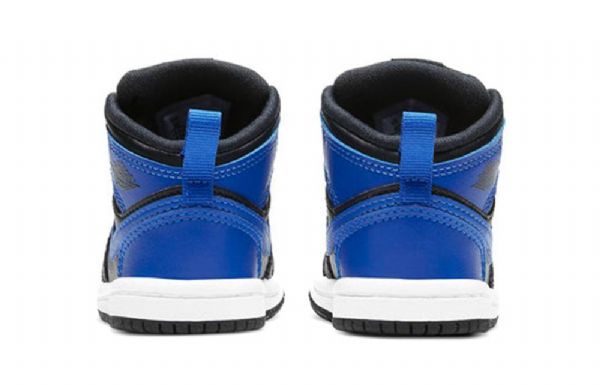 Nike Air Jordan 1 Mid Tops Td Kengät Lapsille Musta Sininen