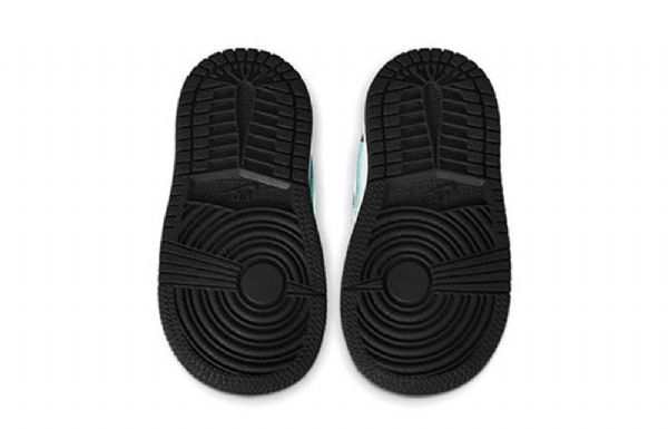 Nike Air Jordan 1 Mid Tops Td Kengät Lapsille Musta Turkoosi