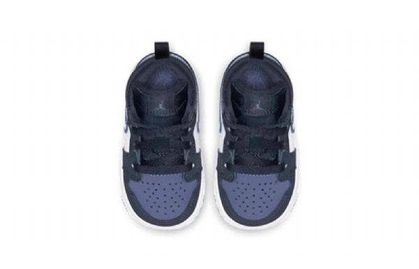 Nike Air Jordan 1 Mid Tops Td Kengät Lapsille Obsidian Violetti