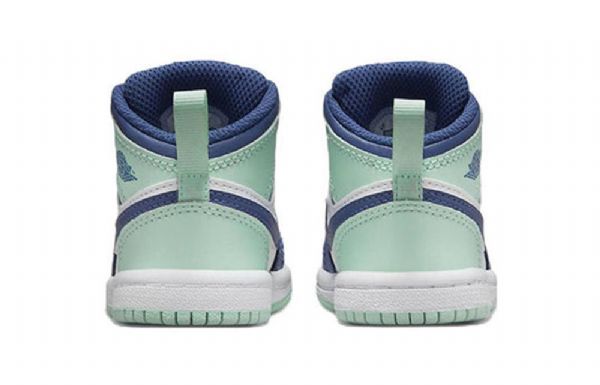 Nike Air Jordan 1 Mid Tops Td Kengät Lapsille Sininen Minttu