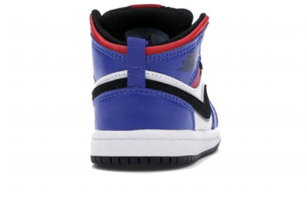 Nike Air Jordan 1 Mid Tops Td Kengät Lapsille Sininen Punainen Valkoinen