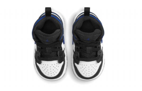 Nike Air Jordan 1 Mid Tops Td Kengät Lapsille Sininen Valkoinen