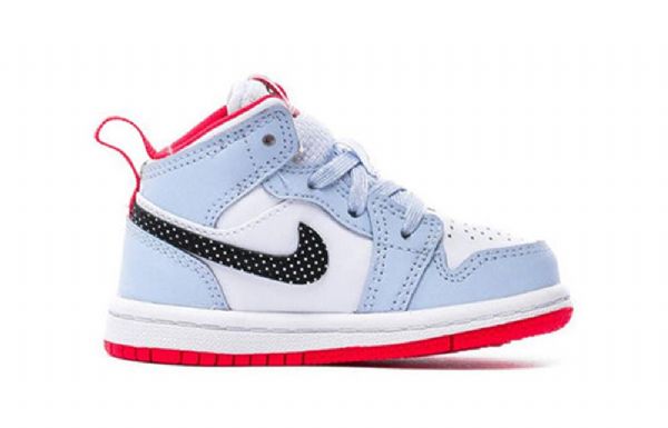 Nike Air Jordan 1 Mid Tops Td Kengät Lapsille Siniset