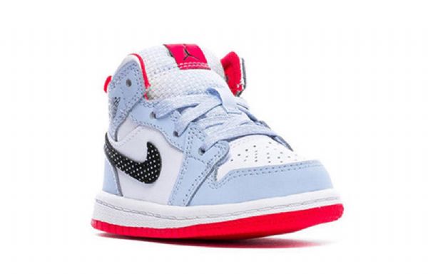 Nike Air Jordan 1 Mid Tops Td Kengät Lapsille Siniset