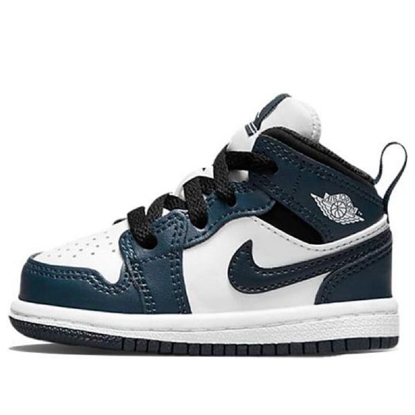 Nike Air Jordan 1 Mid Tops Td Kengät Lapsille Tummansininen