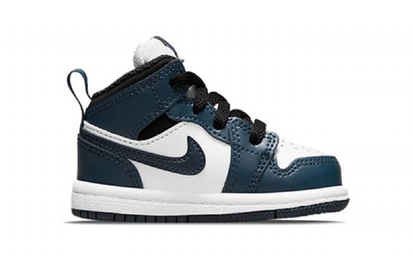 Nike Air Jordan 1 Mid Tops Td Kengät Lapsille Tummansininen