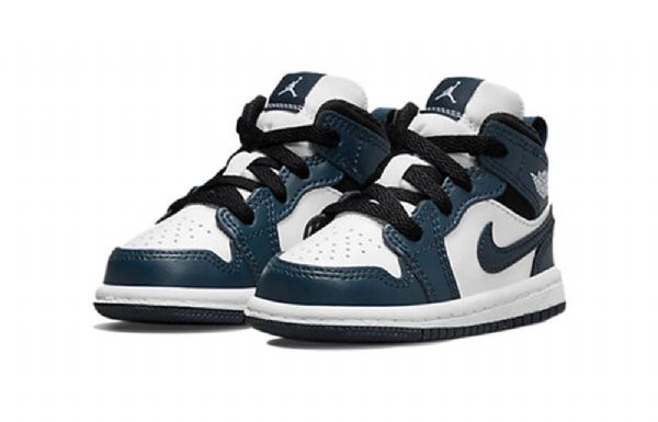 Nike Air Jordan 1 Mid Tops Td Kengät Lapsille Tummansininen