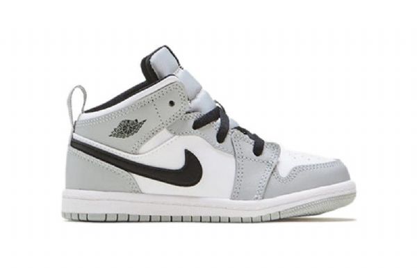 Nike Air Jordan 1 Mid Tops Td Kengät Lapsille Vaaleanharmaa