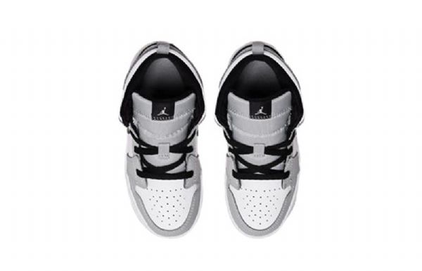 Nike Air Jordan 1 Mid Tops Td Kengät Lapsille Vaaleanharmaa
