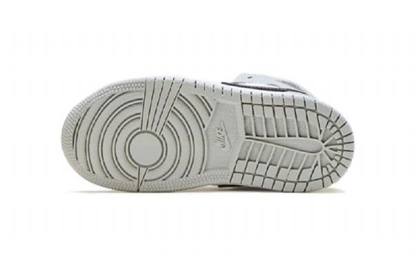 Nike Air Jordan 1 Mid Tops Td Kengät Lapsille Vaaleanharmaa