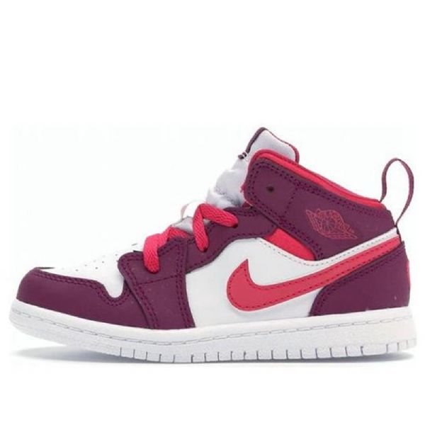 Nike Air Jordan 1 Mid Tops Td Kengät Lapsille Vaaleanpunainen