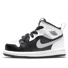 Nike Air Jordan 1 Mid Tops Td Kengät Lapsille Valkoinen