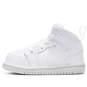 Nike Air Jordan 1 Mid Tops Td Kengät Lapsille Valkoinen