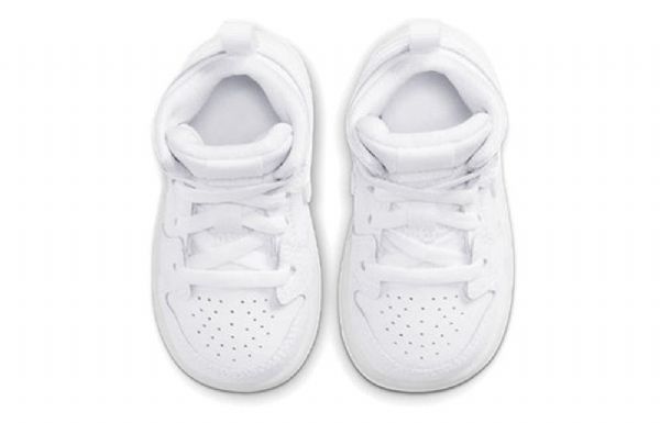 Nike Air Jordan 1 Mid Tops Td Kengät Lapsille Valkoinen
