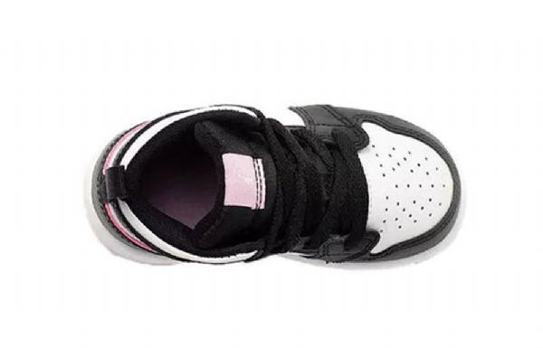 Nike Air Jordan 1 Mid Tops Td Kengät Lapsille Valkoinen Vaaleanpunainen