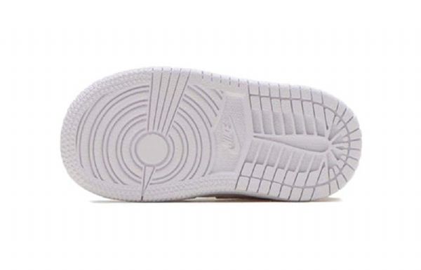 Nike Air Jordan 1 Mid Tops Td Kengät Lapsille Valkoinen Vaaleanpunainen Kulta