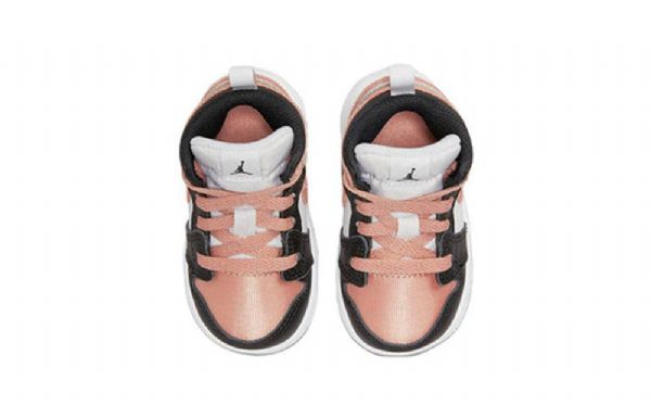 Nike Air Jordan 1 Mid Tops Td Kengät Lapsille Valkoinen Valo