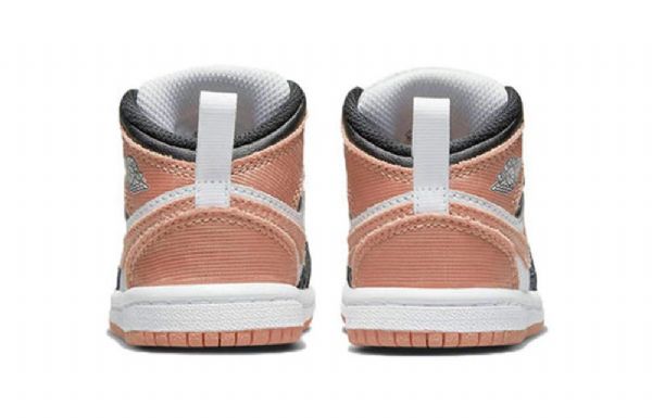Nike Air Jordan 1 Mid Tops Td Kengät Lapsille Valkoinen Valo