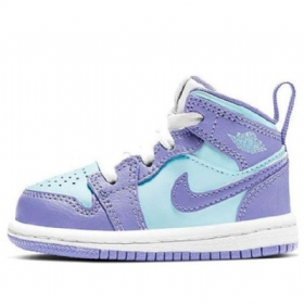 Nike Air Jordan 1 Mid Tops Td Kengät Lapsille Violetti