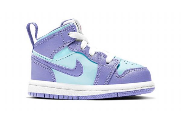 Nike Air Jordan 1 Mid Tops Td Kengät Lapsille Violetti