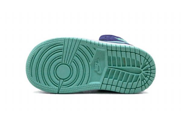 Nike Air Jordan 1 Mid Tops Td Kengät Lapsille Violetti Mint