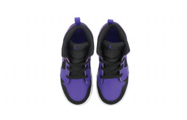 Nike Air Jordan 1 Mid Tops Td Kengät Lapsille Violetti Musta