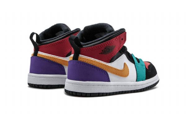Nike Air Jordan 1 Mid Tops Td Retro Koripallokengät Lapsille Moniväriset