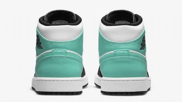 Nike Air Jordan 1 Mid Tops Tropical Twist Kengät Naisille Musta Vihreä