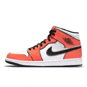 Nike Air Jordan 1 Mid Tops Turf Kengät Miehille Oranssi
