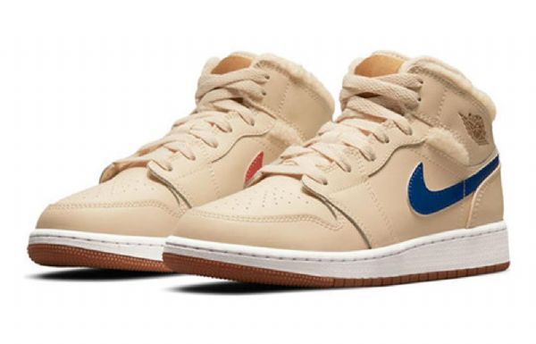 Nike Air Jordan 1 Mid Tops Utility Gs Koripallokengät Miehille Khaki