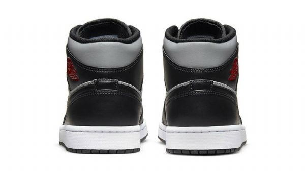 Nike Air Jordan 1 Mid Tops Varjokengät Naisille Musta Harmaa