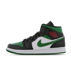 Nike Air Jordan 1 Mid Tops Varvaskengät Miehille Vihreä