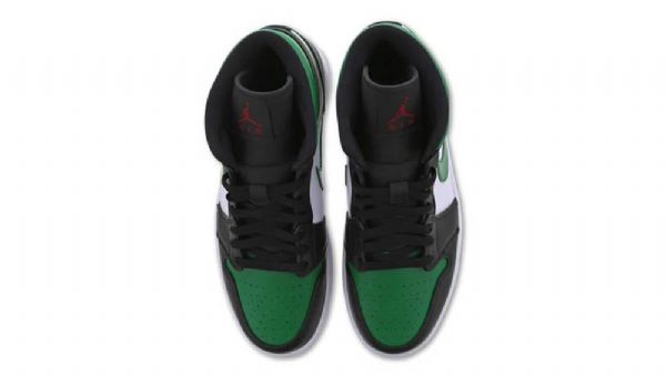 Nike Air Jordan 1 Mid Tops Varvaskengät Miehille Vihreä