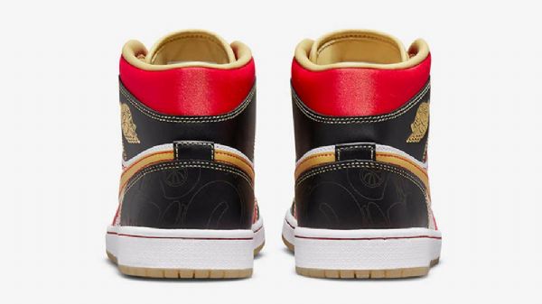Nike Air Jordan 1 Mid Tops Xq Dust Kengät Naisille Valkoinen Kulta