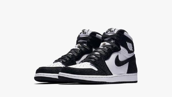 Nike Air Jordan 1 Miesten Kengät Musta Valkoinen