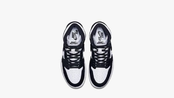 Nike Air Jordan 1 Miesten Kengät Musta Valkoinen