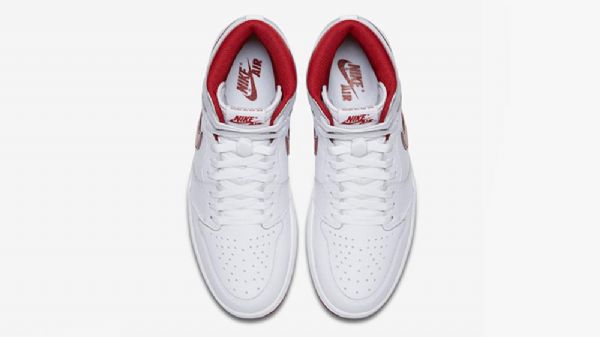 Nike Air Jordan 1 Miesten Kengät Punainen