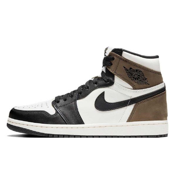 Nike Air Jordan 1 Mokka Kengät Naisille Musta Ruskea Valkoinen