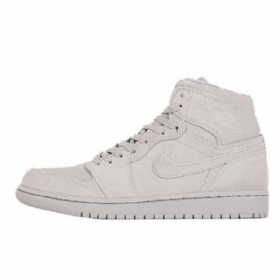 Nike Air Jordan 1 Mokkanahkaiset Miesten Kengät Harmaa