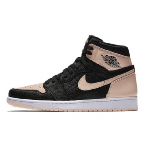 Nike Air Jordan 1 Naisten Kengät Musta Vaaleanpunainen