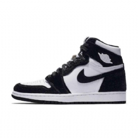 Nike Air Jordan 1 Naisten Kengät Musta Valkoinen