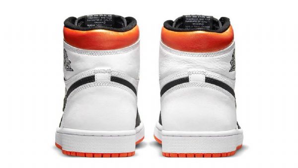 Nike Air Jordan 1 Naisten Sähkökengät Oranssi Musta Hopea