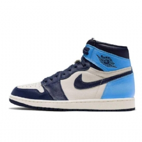 Nike Air Jordan 1 Obsidian Unc Kengät Naisille Moniväriset