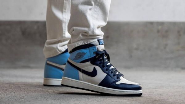 Nike Air Jordan 1 Obsidian Unc Kengät Naisille Moniväriset