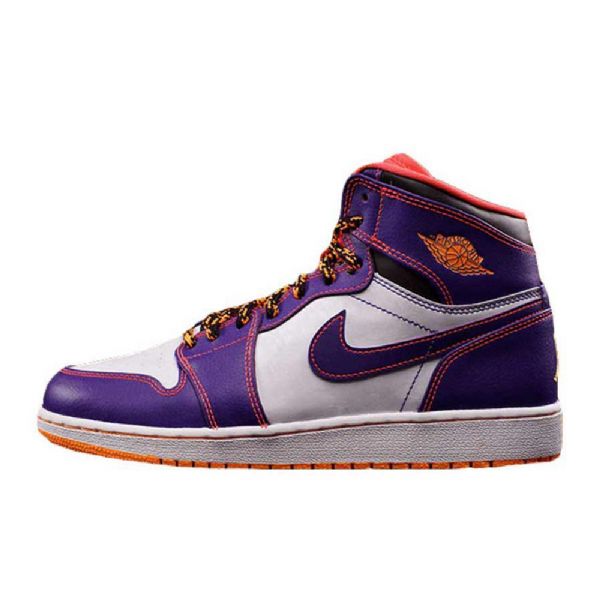 Nike Air Jordan 1 Og Gs Tasmanian Devil Kengät Miehille Purppura Valkoinen