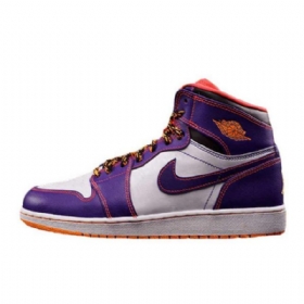 Nike Air Jordan 1 Og Gs Tasmanian Devil Kengät Miehille Purppura Valkoinen