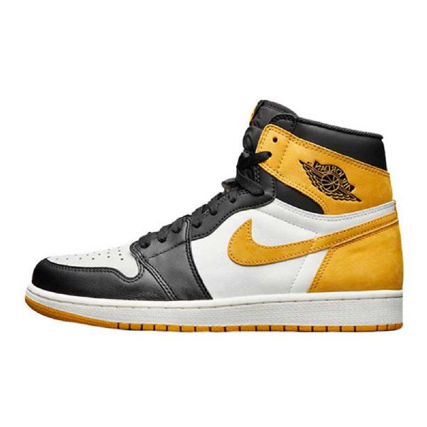 Nike Air Jordan 1 Okranväriset Miesten Kengät