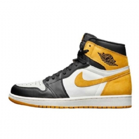 Nike Air Jordan 1 Okranväriset Miesten Kengät